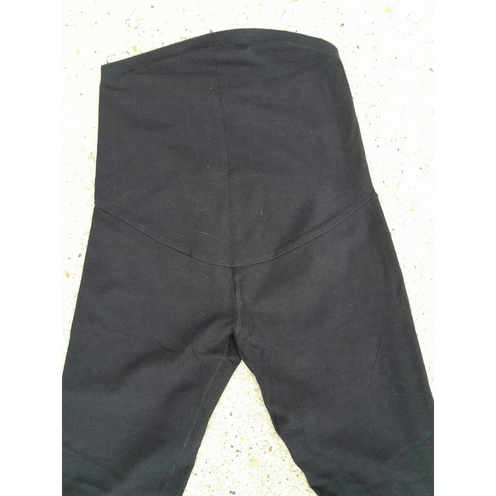 Sonoma Women's Maternity Leggings XS Black Full Panel‎ Stretch Pregnancy Pants